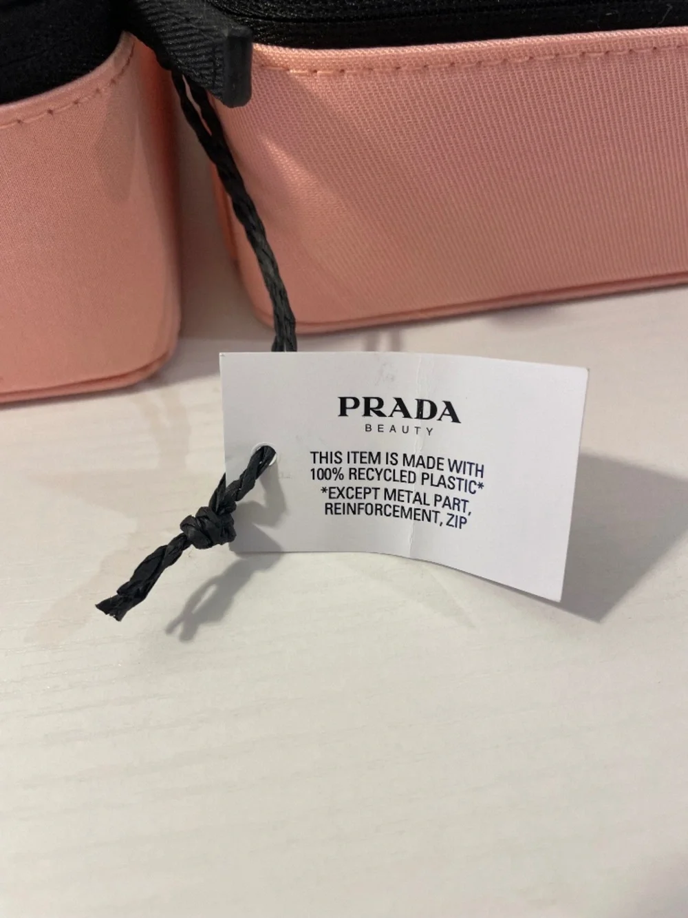 Prada Beauty Black & Pink Vanity Makeup Cases Set of 2 - Picture 7 of 9